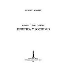 MANUEL ZENO GANDIA:ESTETICA Y SOCIEDAD
