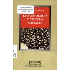 EPISTEMOLOGIA Y CIENCIAS SOCIALES