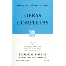 OBRAS COMPLETAS SOR JUANA INES NUM. 100